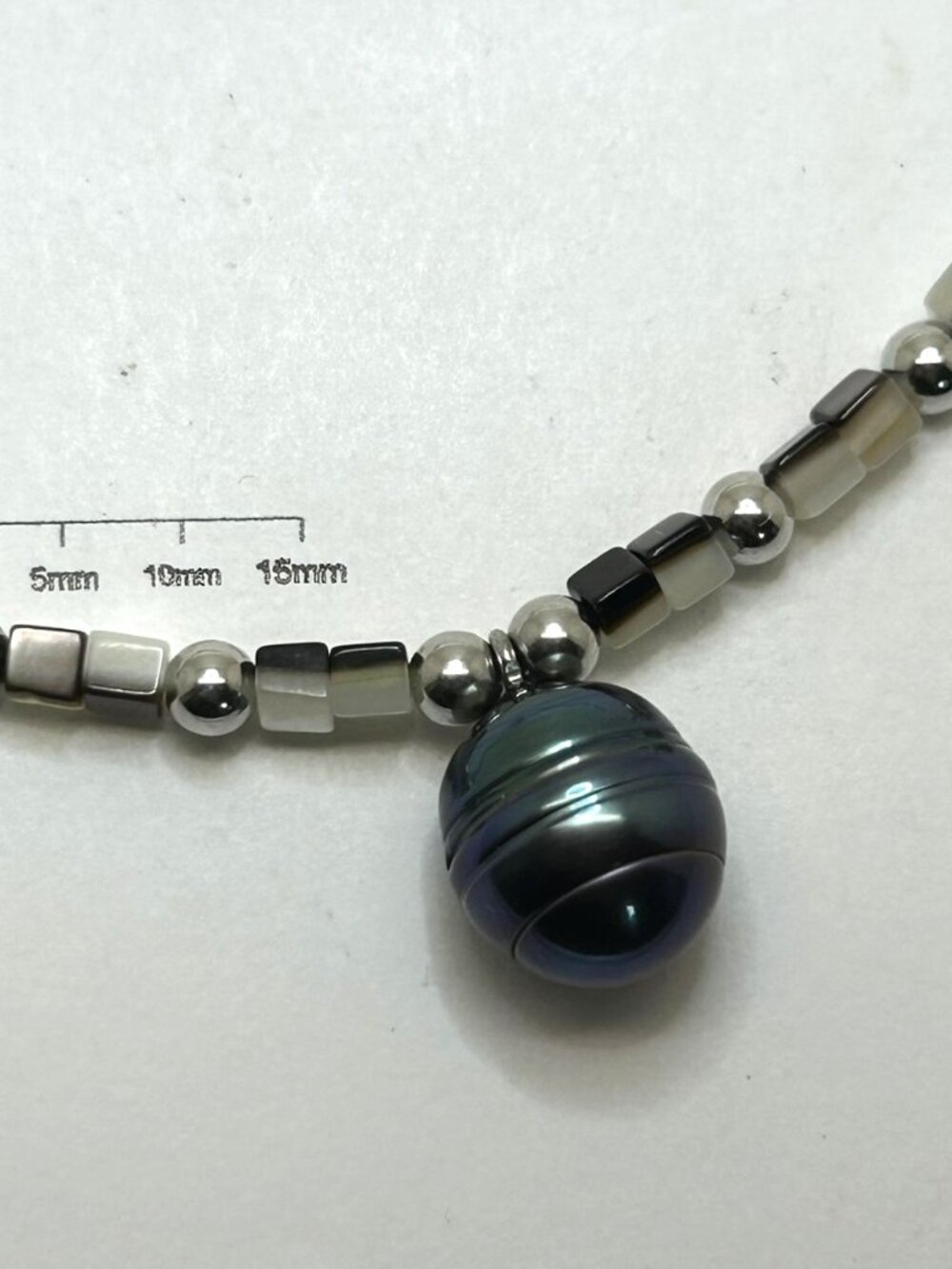 Mother of Pearl (Shell) Beads and Freshwater Necklace.